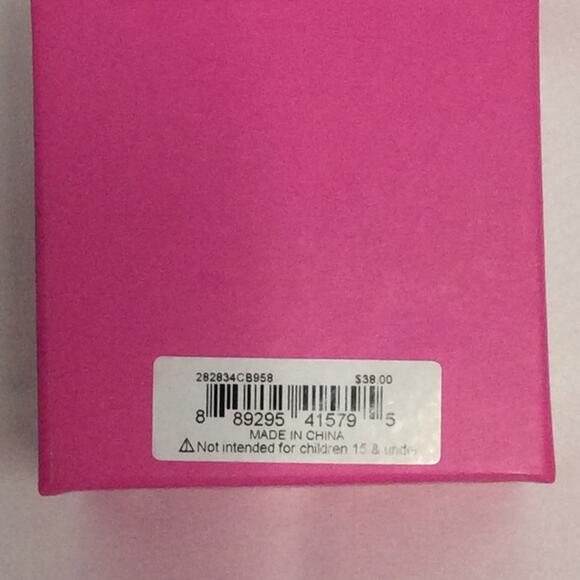 NIB BETSEY JOHNSON GOLD TONE SNAKE RAINBOW RHINESTONE DANGLE EARRINGS - Picture 4 of 7